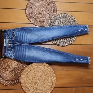 Kancan high-rise distressed skinny jeans size 1 (24)